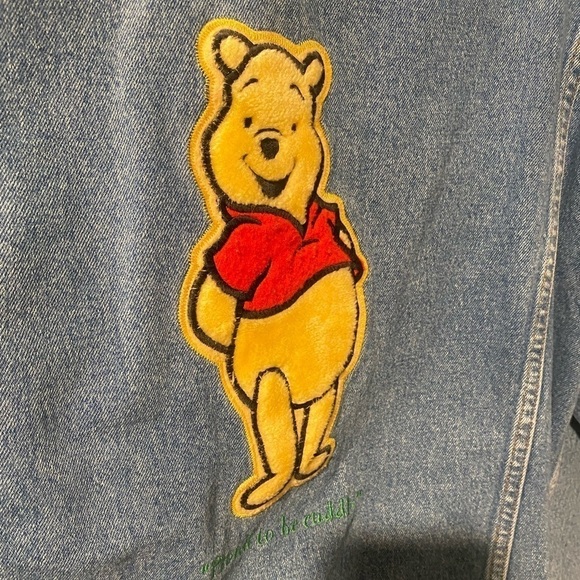 Vintage Winnie The Pooh Denim jacket size large - Picture 4 of 11